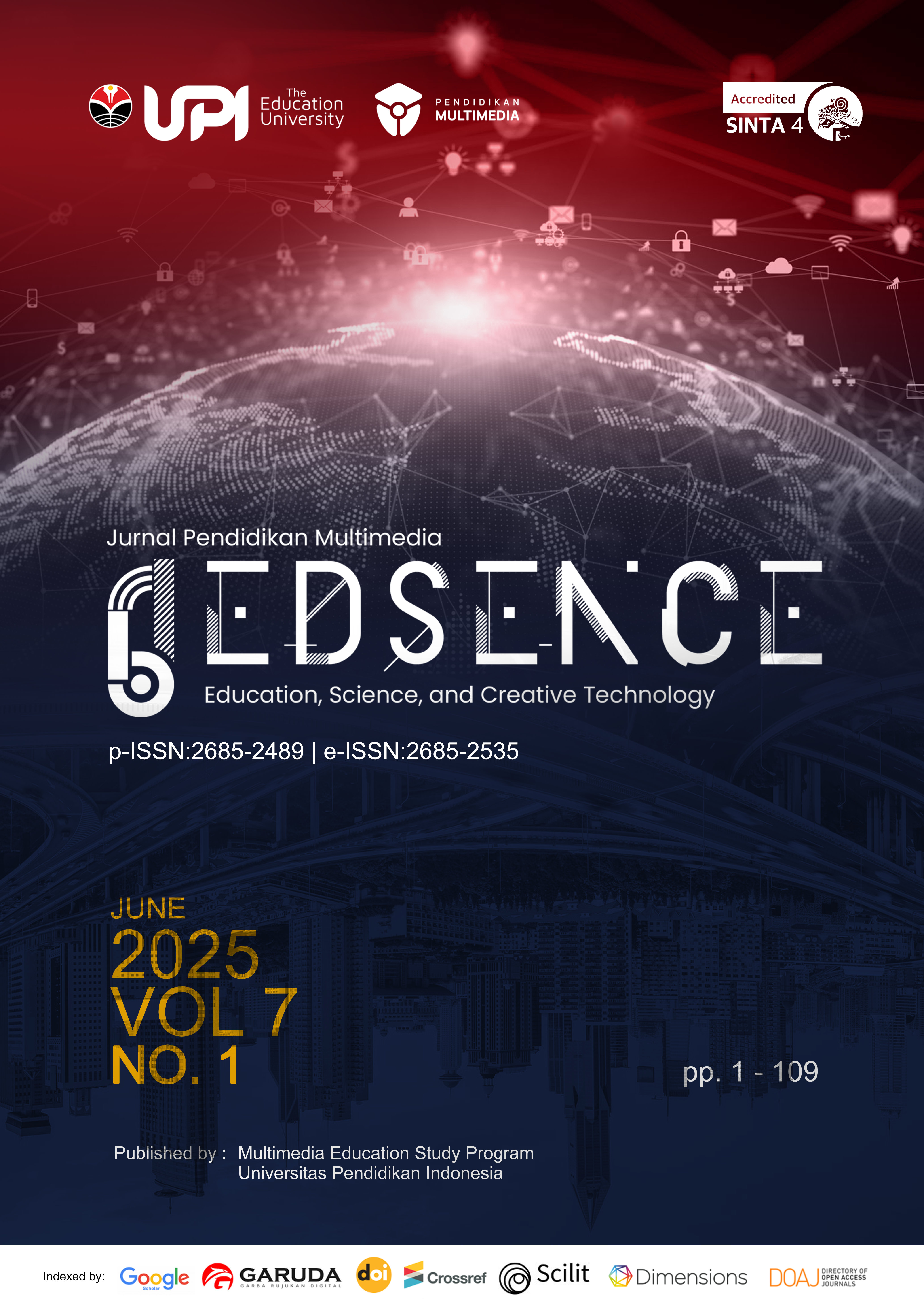 Cover Edsence Vol 7 No 1